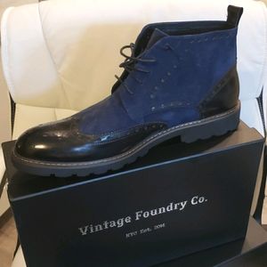 NEW - Vintage Foundry Leather & Suede Boots